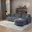 Canapé modulaire en L avec 1 repose-pieds-129181041