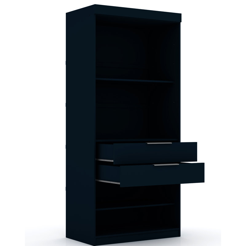 Aleece 107.89'' Closet System, Tatiana Midnight Blue
