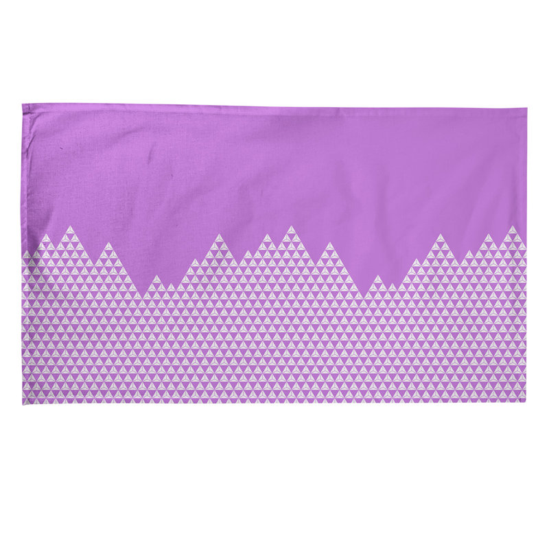 Tea Towel Kitchen Towel, Poly Twill, Light Purple