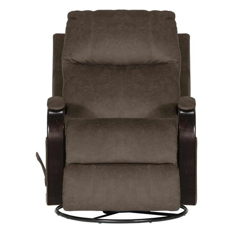 Fauteuil inclinable et pivotant pivotant Fouts, Chocolat