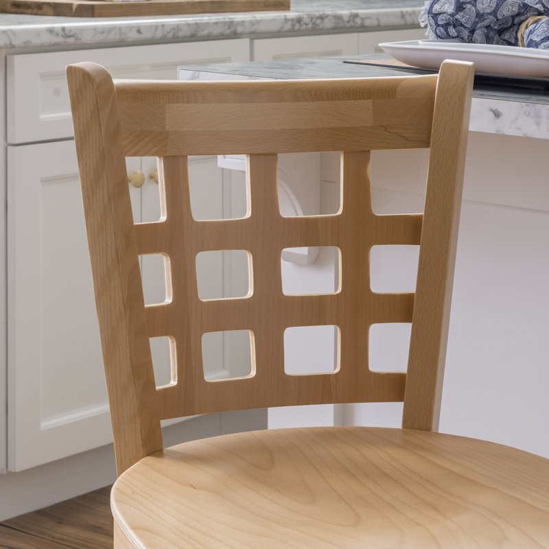Tabouret de comptoir Arzella, Naturel