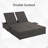 2-Seat Outdoor Wicker Chaise Lounge-86643244