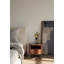 Anemarie 45cm W Metal Bedside Table-1215296445