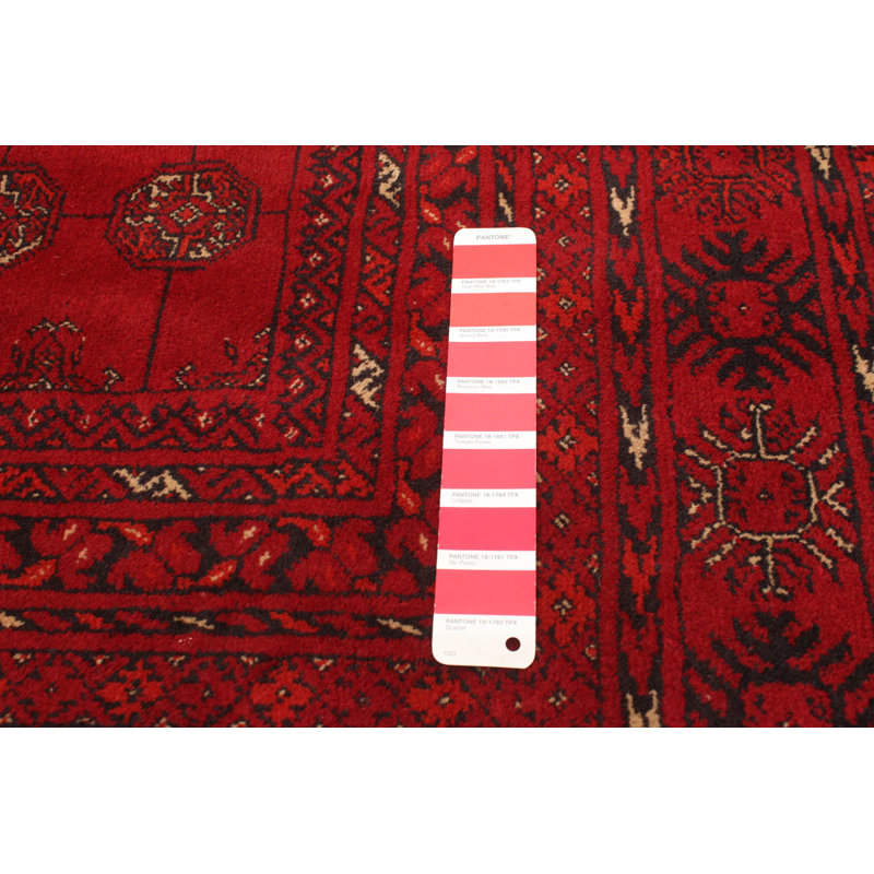 Tapis décoratif en laine noué à la main de conception unique noué à la main New Age 5 pi 11 po x 9 pi 5 po Charolotte