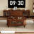 Retro Nut-Brown Solid Wood TV Stands-54514024