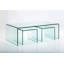 Coffee table Clear Club (3/set)