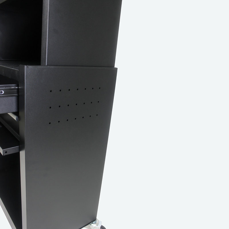 20.87'' W 6 -Drawer Steel Job Site Storage with Wheels, Black