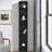 8-Tier Media Tower Rack, Slim Storage Cabinet with Adjustable Shelves, Tall Narrow Bookcase Display Bookshelf, Multi-functional double-decker bookcase-1414160070
