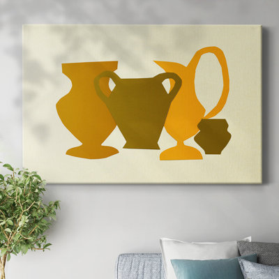 Posing Pottery II-Gallery Wrapped Canvas