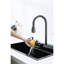 Évier de vaisselle en acier inoxydable 304 - Antirouille avec distributeur de savon Rouille de cuisine - Bouton de contrôle du drainage