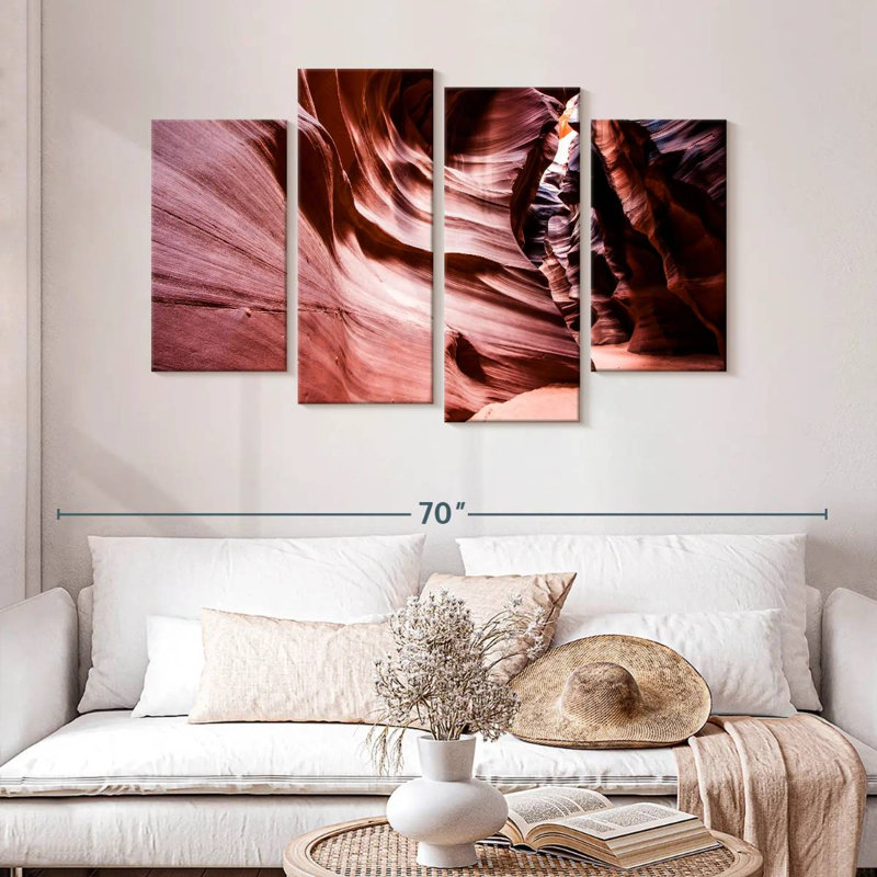 Alvord se forme dans Antelope Canyon, Arizona, H 32 po x l 52 po