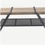Table basse en chêne et 1 tablette