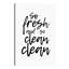 «So Fresh and So Clean Clean» par Pixy Paper - reproduction d'art textuel-49717289-49717280