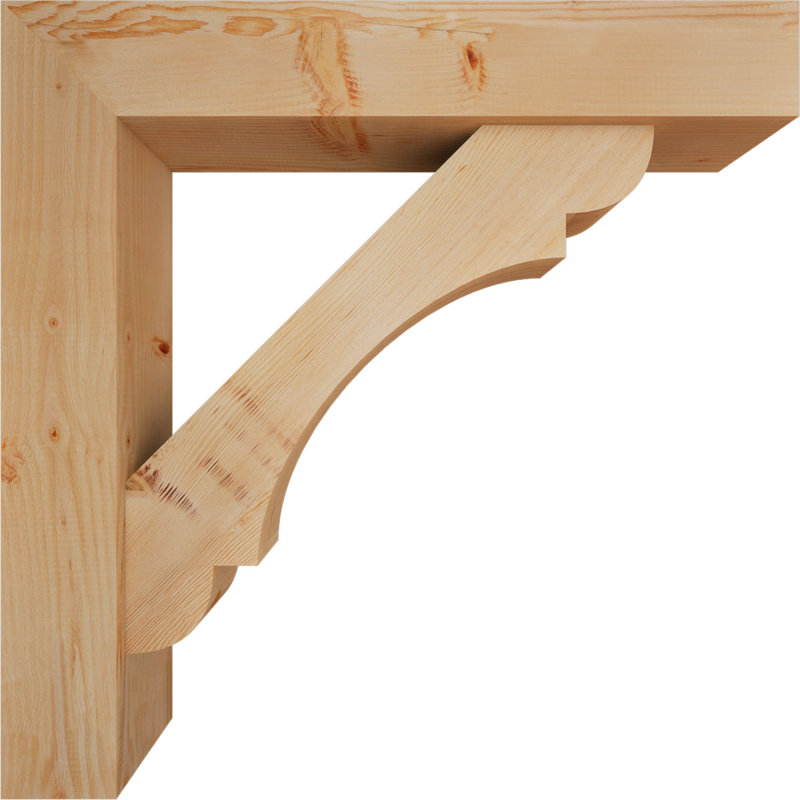 Support de bloc olympique avec entretoise décalée, 38 x 38, Sapin Douglas de l 7 1/2 (lisse)