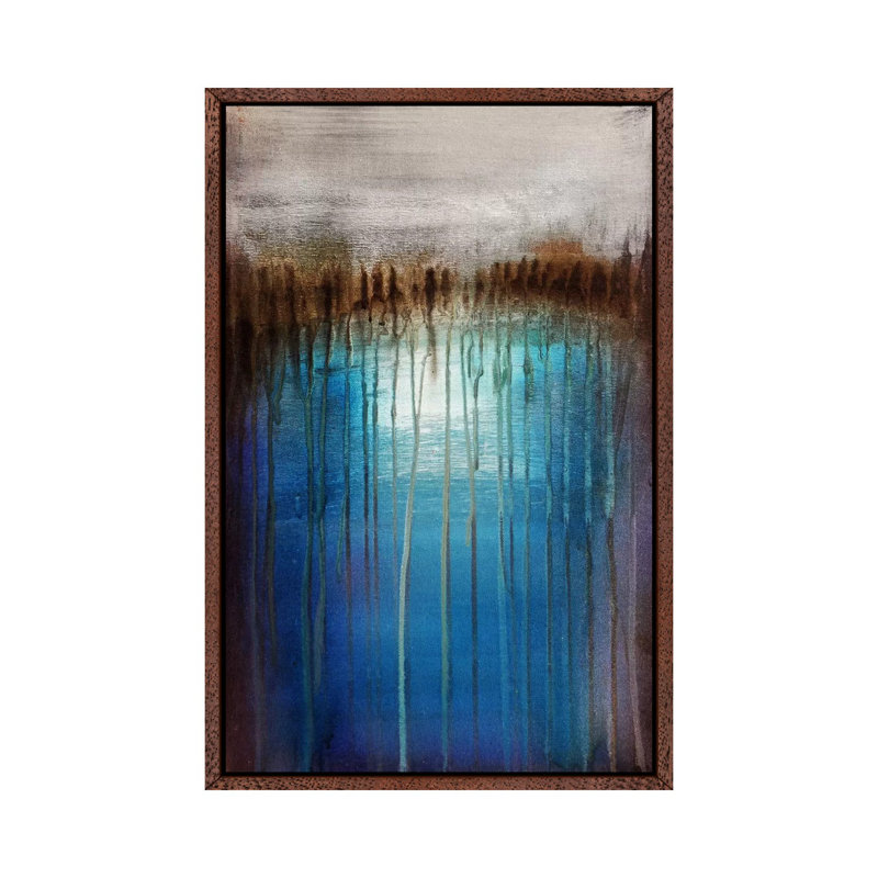 To The Core by Heather Offord - Painting on Canvas, 152.5 cm H x 101.5 cm W, Classic Brown Wood Framed
