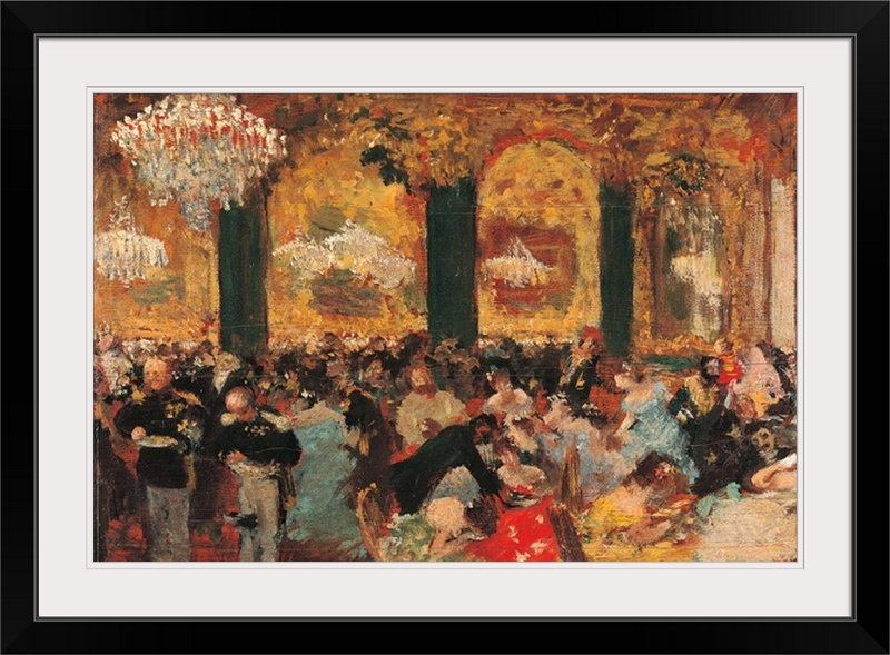 «Dîner au bal, 1879, musée d'Orsay, Paris, France» par Edgar Degas, reproduction d'art, H 20 po x l 26 po x P 1 po