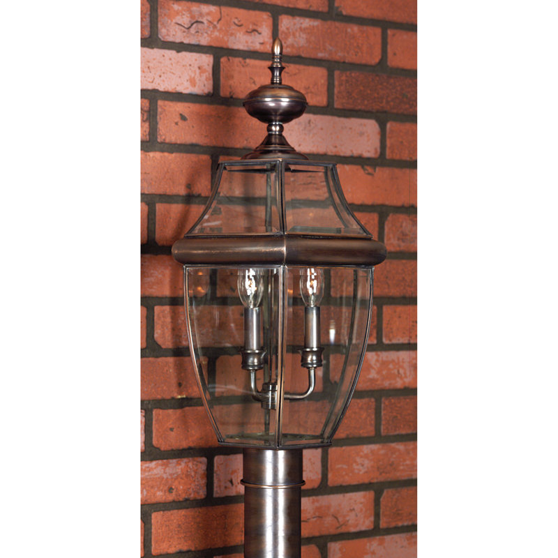 Jayde Beveled Lantern Head, Aged Copper