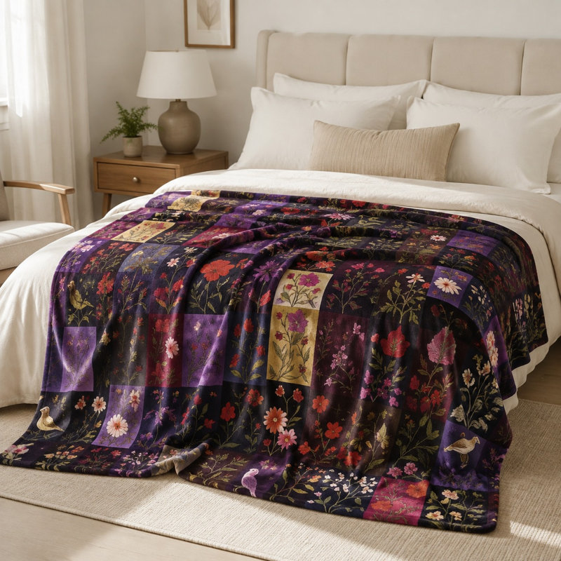 Jeté douillet en flanelle Cozy, L 80 po x l 60 po