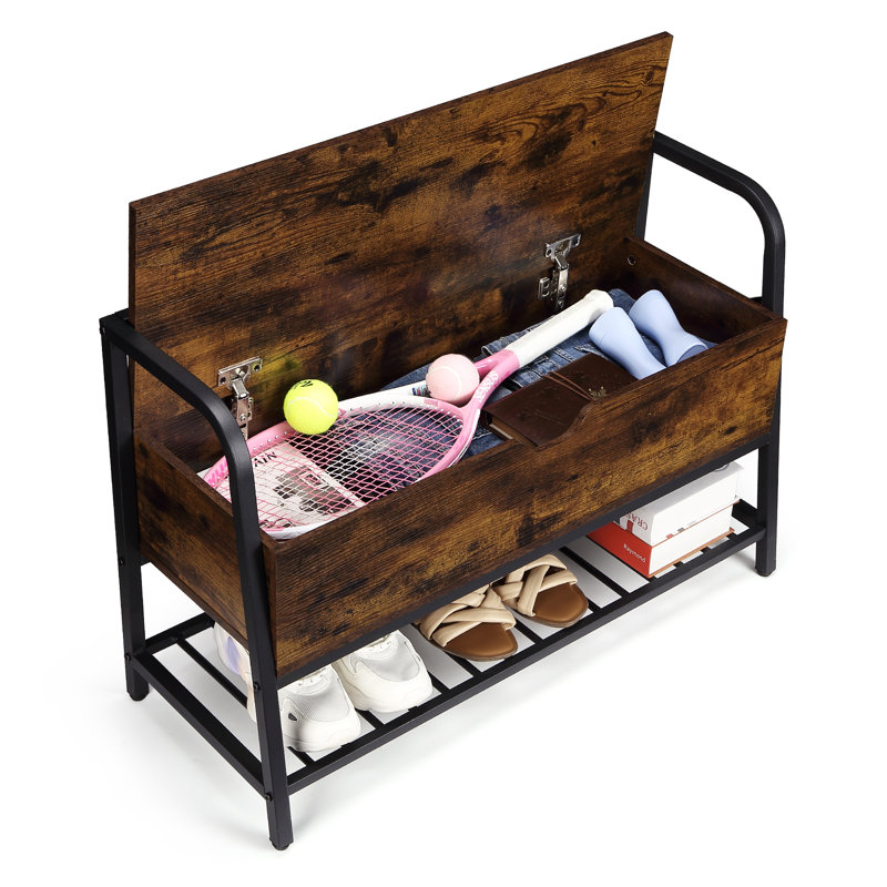 4 Pair Shoe Storage Bench