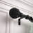 Debuono Adjustable Single Curtain Rod Overall Width x 0.75" Diameter-331924729