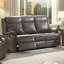 Causeuse inclinable avec accoudoirs coussinés en similicuir Mouzon-100215157-55444729