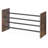 Modern Industrial Expandable 2-Tier Shoe Rack