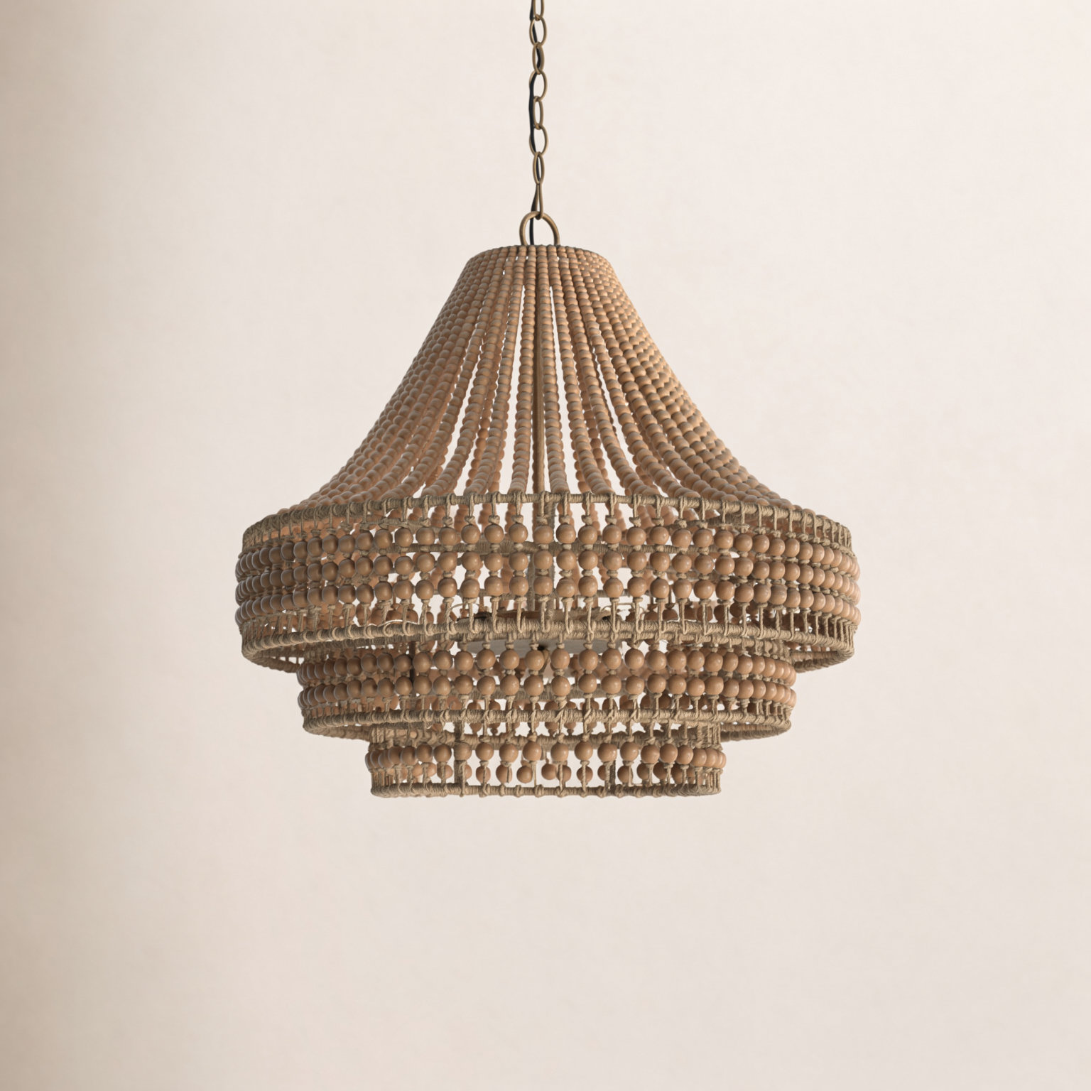 Ana Wrought Iron 6-Light Chandelier