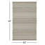 Tapis taupe / gris tissé à plat Portia-370718965