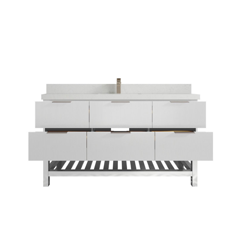 Catalina X P 22 po De salle de bain Quartz de Carrare
