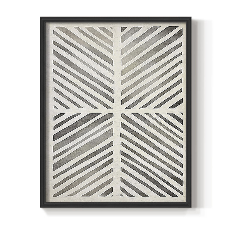 Abstract CLXI Framed Print - Ready To Hang - Made in USA, 10" H x 8" W, Black