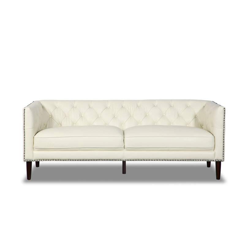 Woodford Upholstered 84.6'' Sofa, Cream