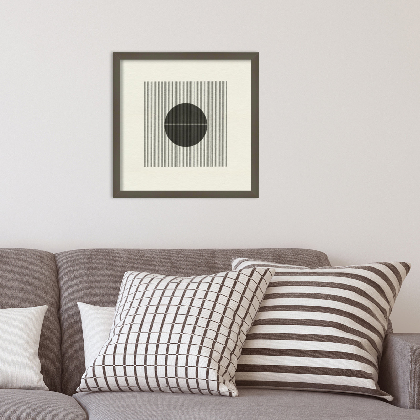 Paper Object No 5 by The Miuus Studio, 17" H x 17" W x 1" D, Gray