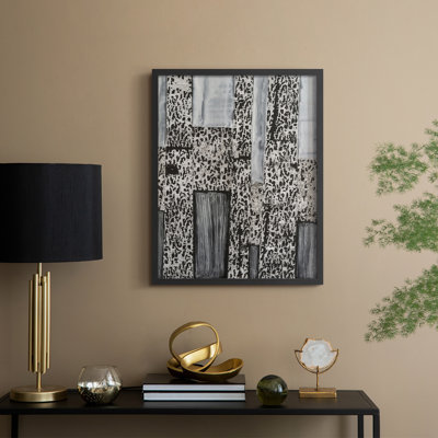 «Silver Parcels II», reproduction encadrée - bois massif