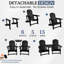 Chaise Adirondack d'extérieur pour 2 personnes-630254499