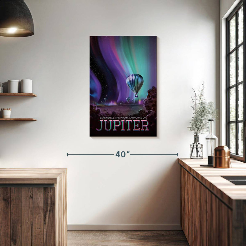 Oberle The Mighty Auroras Of Jupiter, 36" H x 24" W
