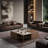 Walnut high-end adjustable coffee table