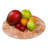 Natural Round Travertine Serving Tray – Decorative Stone Vanity Tray for Kitchen, Bathroom & Tabletop-1578095530