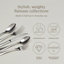 Ensemble de couverts 18/8 classiques Over & Back - Service pour 4