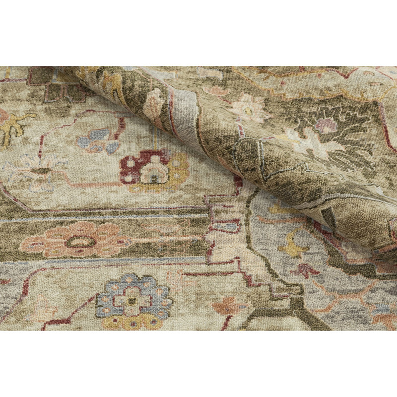 Area Rug, Rectangle 10' x 14', Green