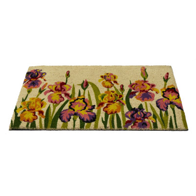 Irises Doormat 18x30