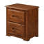 Ensemble de 2 tiroirs 18 po Kervix W Table de chevet
