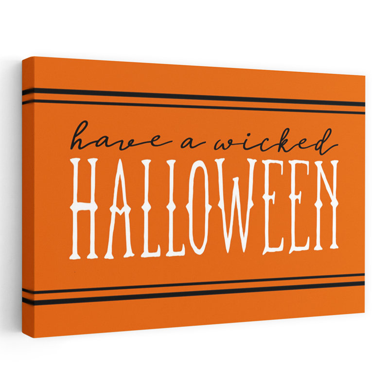 Wicked Halloween, art contemporain abstrait, H 32 po x l 48 po