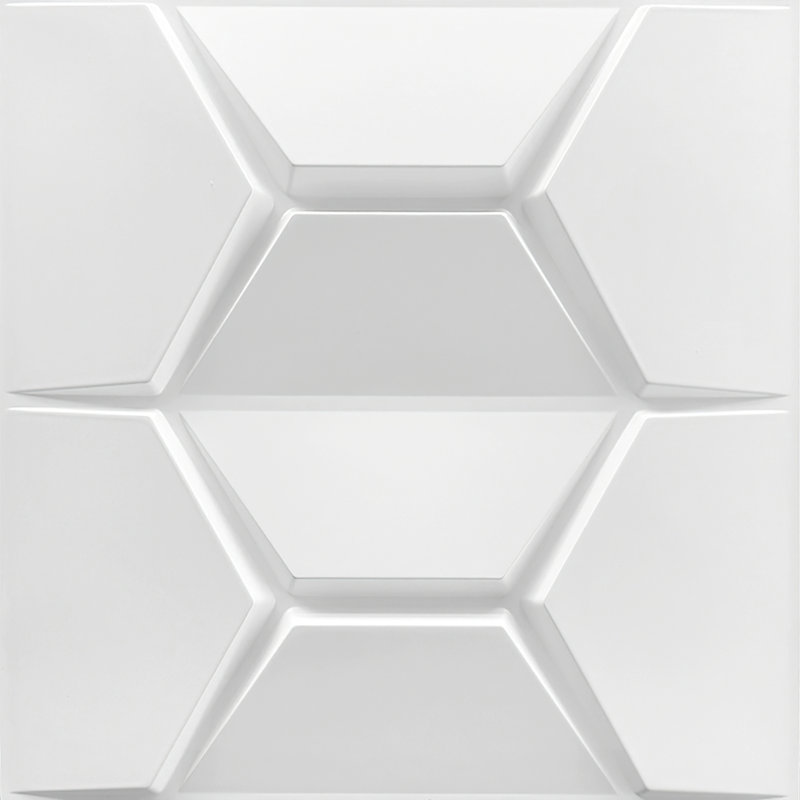 Panneau mural blanc 19,7 po x 19,7 po Falkirk Ross