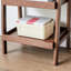 3 niveaux, chêne, solution de rangement, couleur noyer, bois de hêtre de collection, range-chaussures, abat-jour, stabilité accrue, style