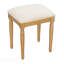 Ensemble de coiffeuse avec tabouret, 13 ampoules Hollywood et 3 modes d'éclairage pour coiffeuse, grande coiffeuse à miroir pliable en trois avec tabouret rembourré, station de charge et beaucoup de rangement-133413175