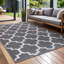 Tapis intérieur / extérieur gris / blanc cassé Aldo-1501987337