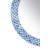 Blue Diamond Pattern Bone Inlay Mirror-1994536407