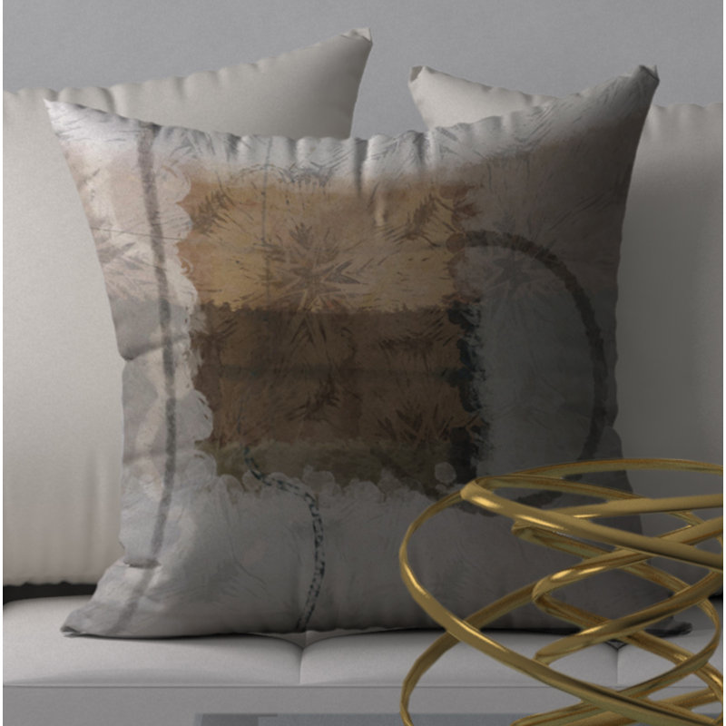 Geometric Reversible Throw Pillow, 20" x 20"