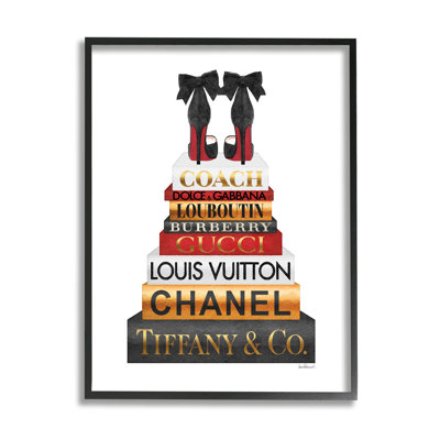 Art mural sur toile tendue surdimensionné Designer Heels On Deluxe par Amanda Greenwood