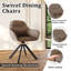 48.5cm H Vintage Faux Leather Upholstered Dining Chairs-134905826